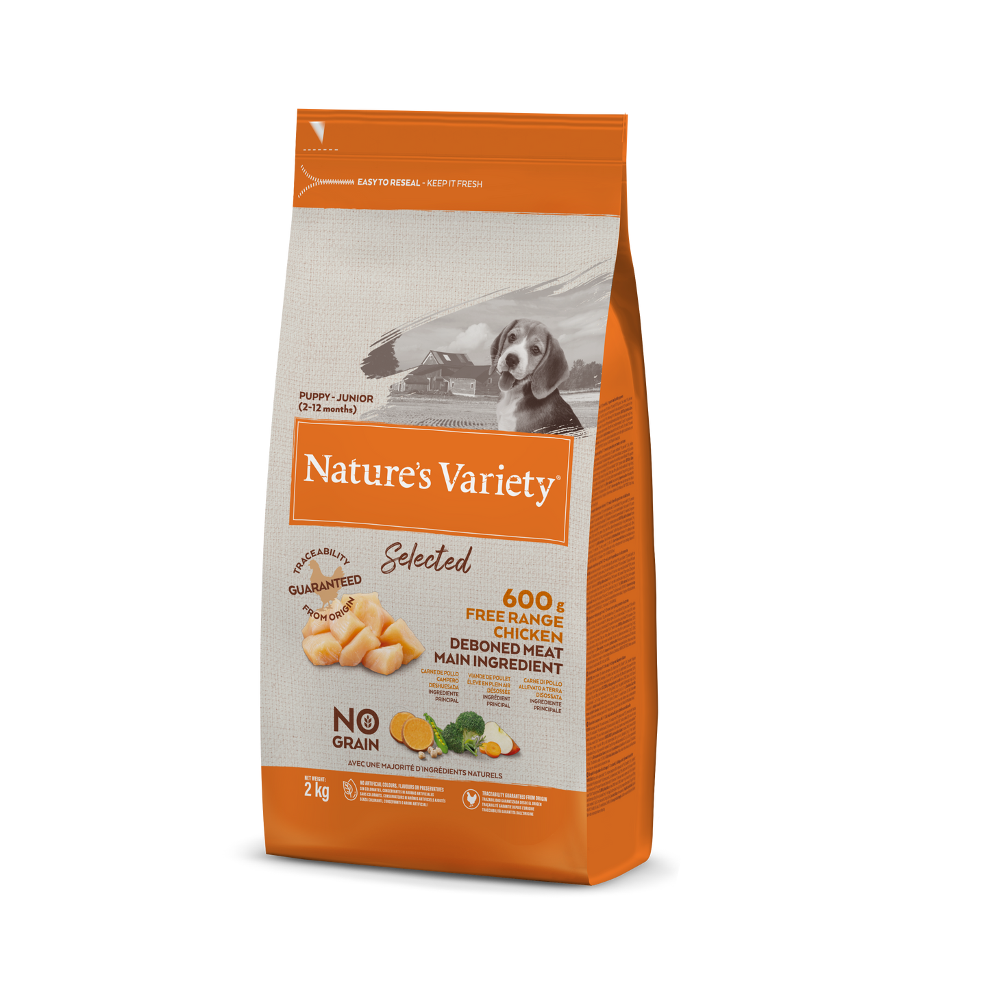Nature's Variety Selected Puppy-Junior (vištiena) 2 kg