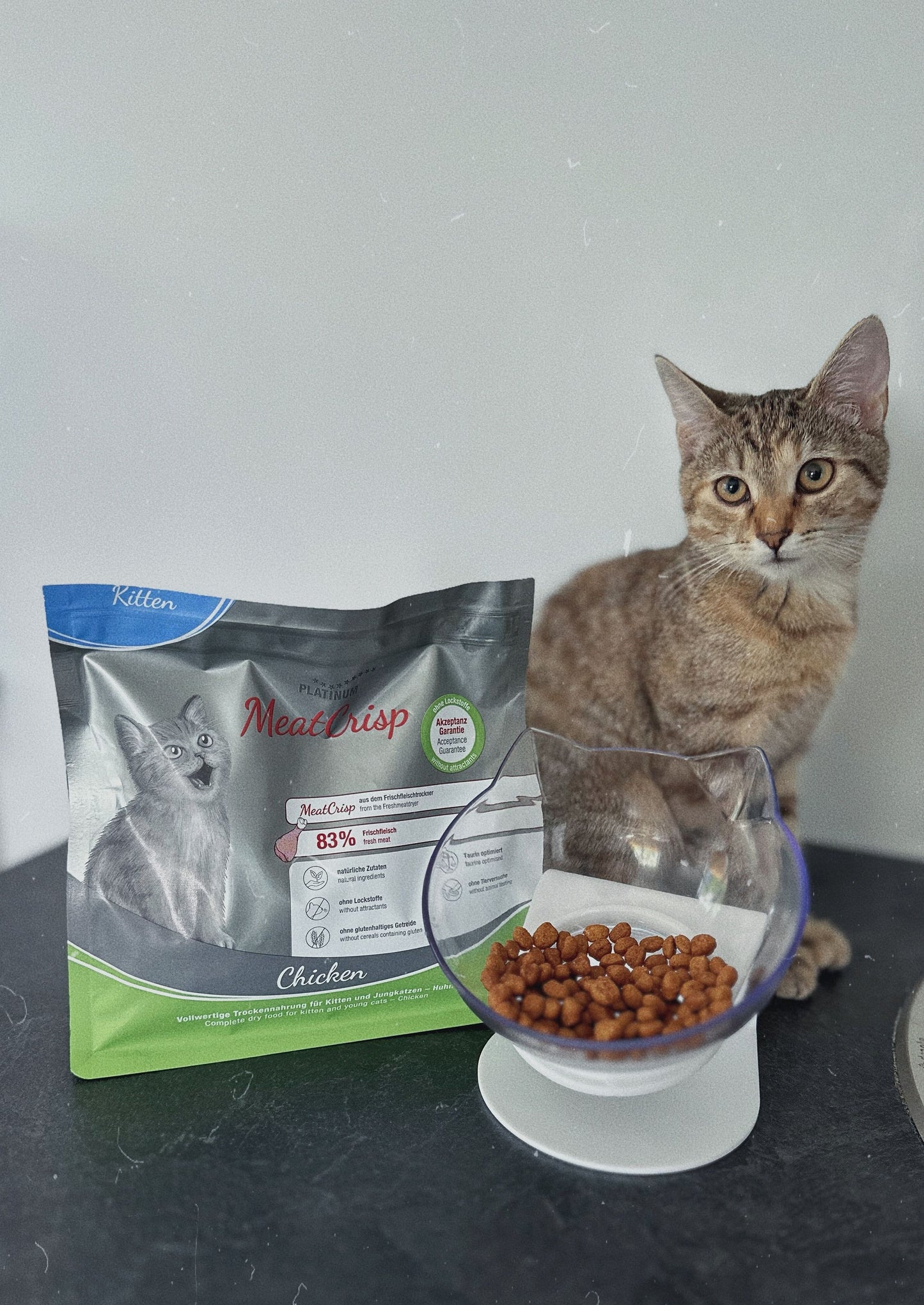 Platinum MeatCrisp Chicken subalansuotas visavertis sausas pašaras kačiukams