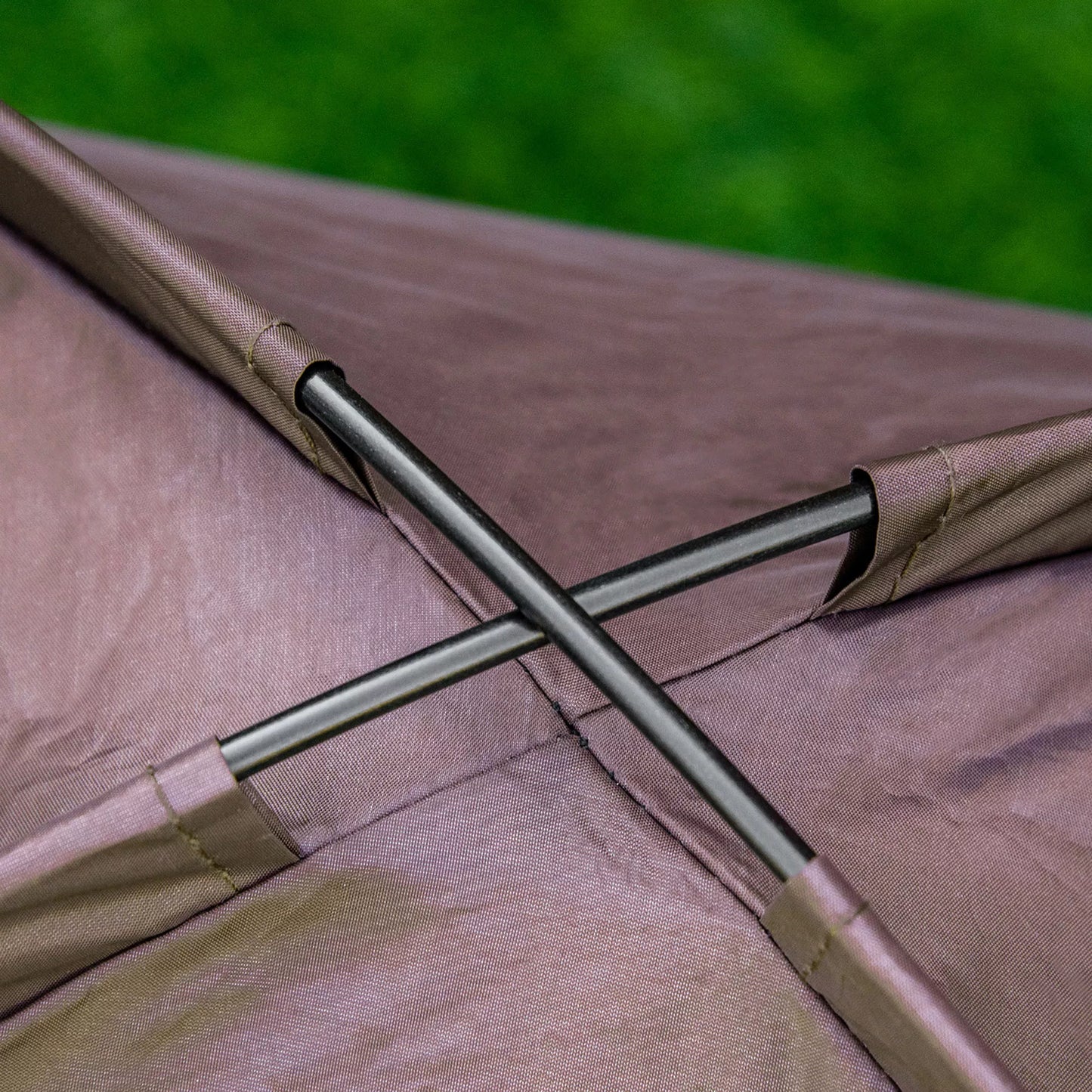 Sulankstama augintinio lova su stogeliu, lauko šunų gultas, tinklelio audinys, ruda + juoda