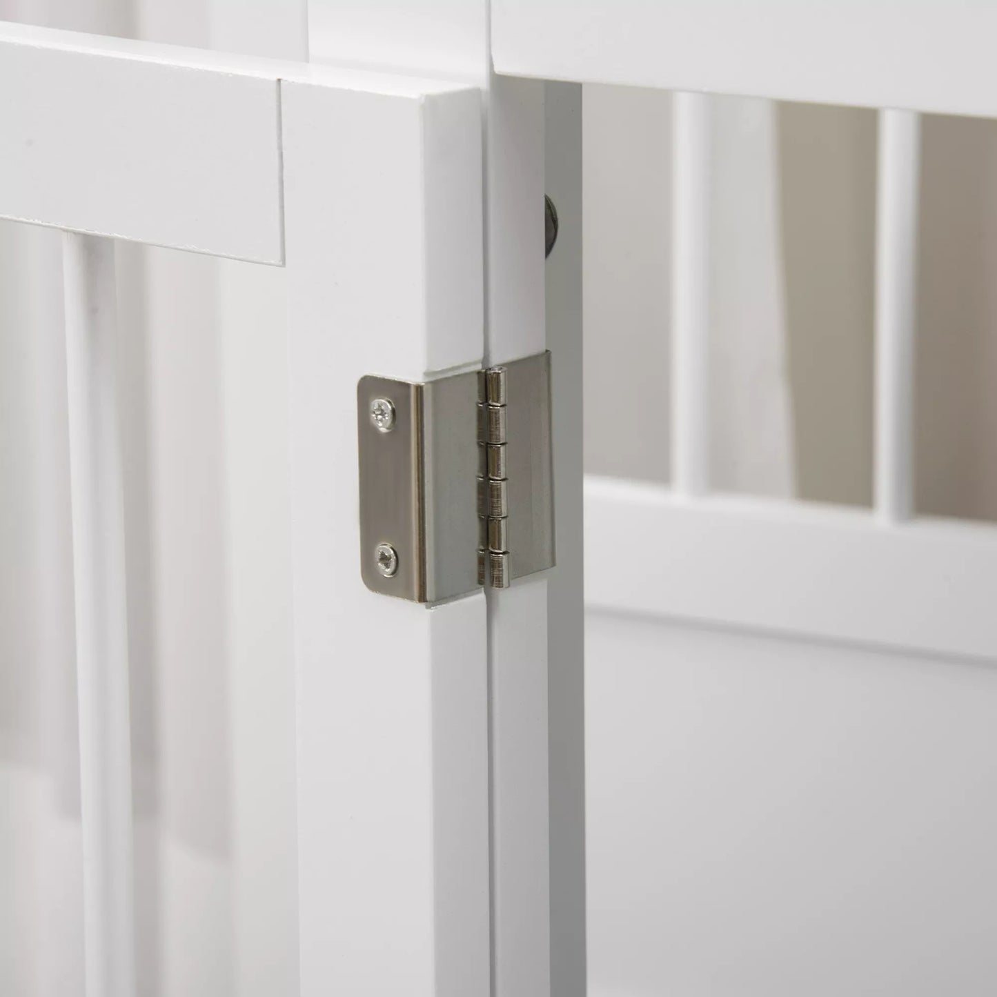 Šunų narvas, baldas su 3 durelėmis, šunų namelis, dėžė namams, 78 x 53 x 59,3 cm, Baltas