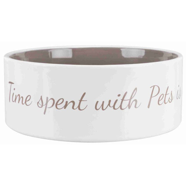 TRIXIE  Pet's Home Dubenėlis, keramika, 0.3 l, ø 12 cm, cream-smėlio