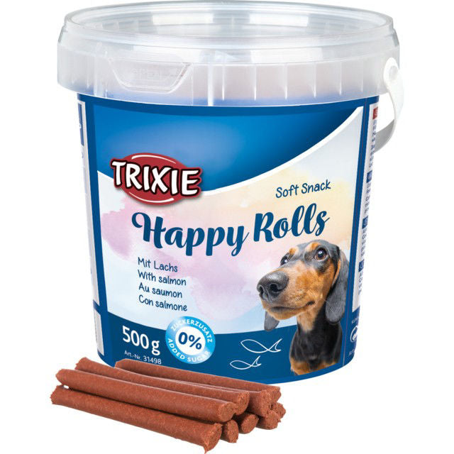 TRIXIE skanėstai šunims, minkštas užkandis Happy Rolls 500 g