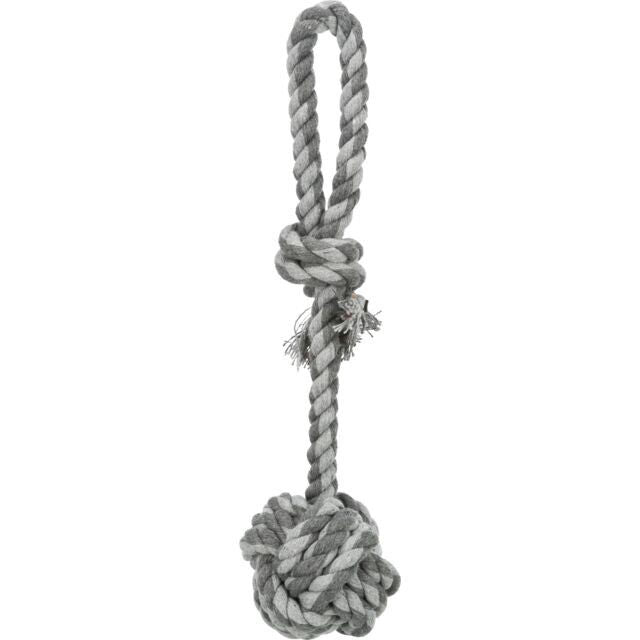 TRIXIE  Virvė su virviniu kamuoliu, ø 5.5-30 cm pilkas