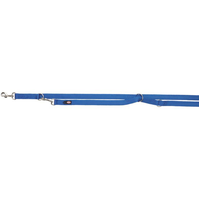 TRIXIE Premium pritaikomas pavadys, dvisluoksnis, XS-S 2m/15mm, mėlynas