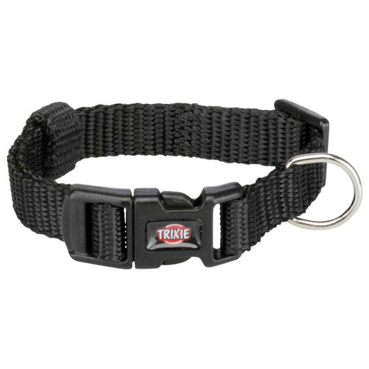 TRIXIE Premium antkaklis, XS-S 22-35cm/10mm, juodas