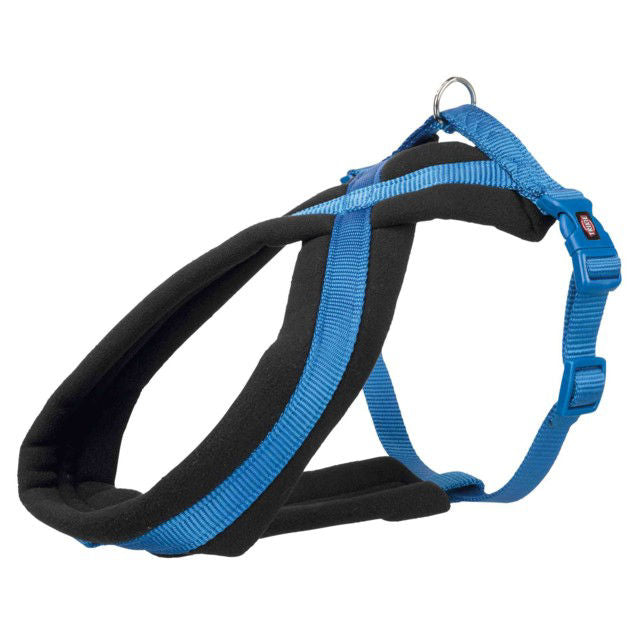 TRIXIE Premium touring petnešos, XS-S 30-55cm/15mm, mėlynos