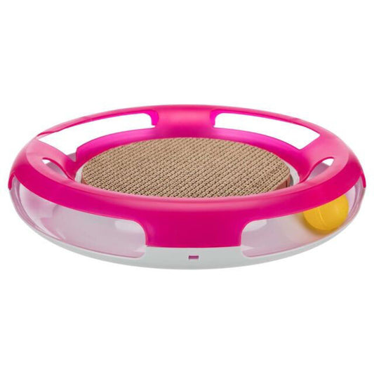TRIXIE Race & Scratch kartono draskyklė su žaidimu, plastikas, 37cm