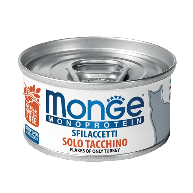 Monge Monoprotein - Cat Flakes tik kalakutiena 80g