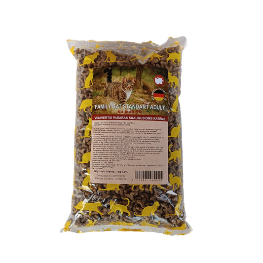 Family Cat Standart Adult su jautiena 1kg