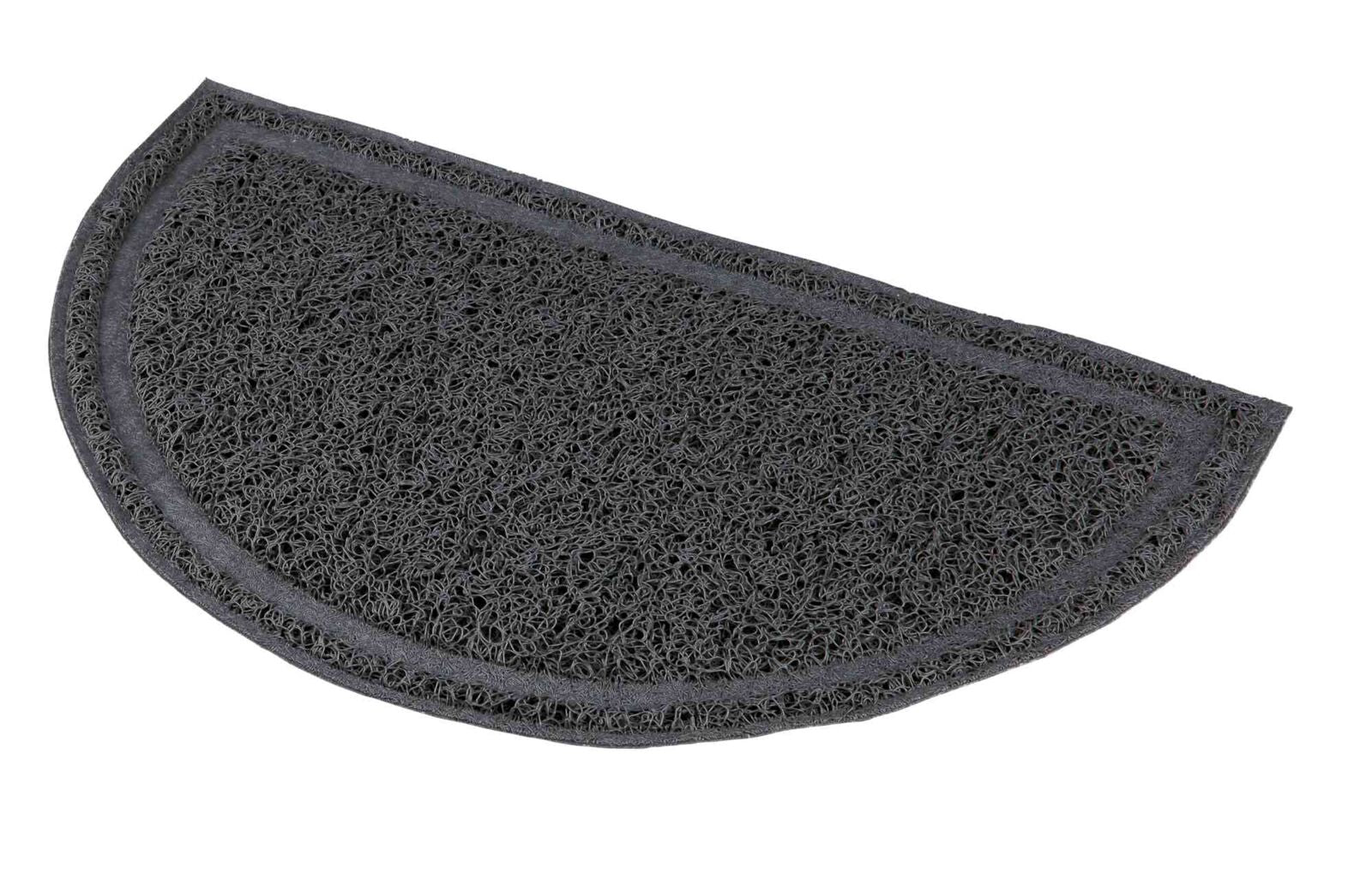 TRIXIE Kilimėlis prie tualeto, pusiau apvalus, PVC, 59x35 cm, antracito