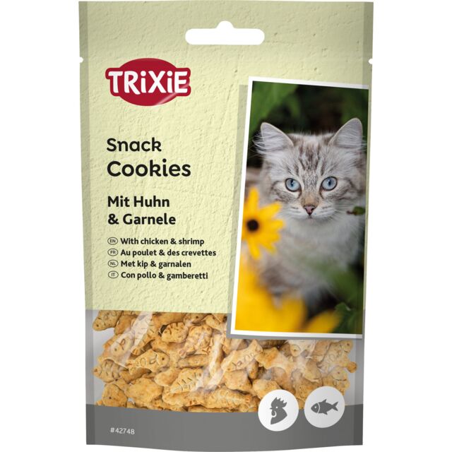 Trixie Sausainiai katėms su vištiena ir krevetėmis, 50g