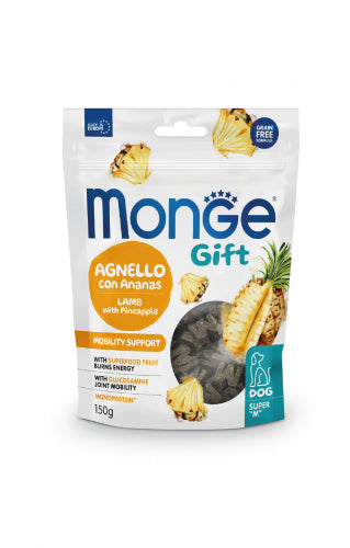 Monge GIFT Dog Super "M" Mobility support Ėriena/ananasai 150 g