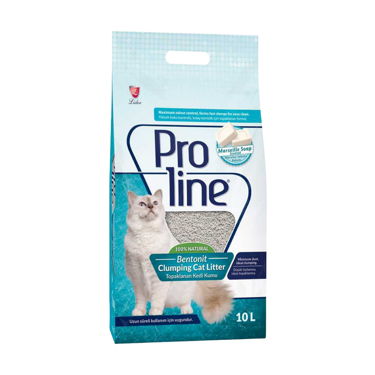 ProLine kačių kraikas Marseille soap 10l