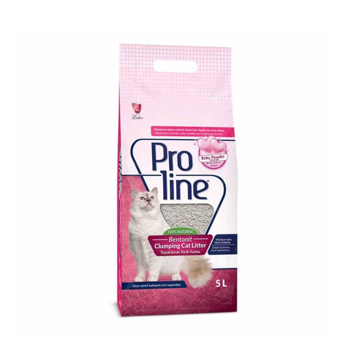 ProLine kaķu smiltis Baby powder 5l