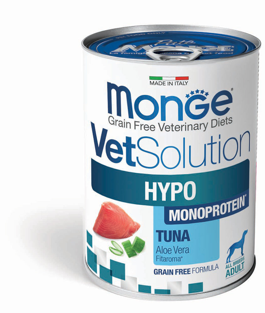 Monge VetSolution Dog Wet HYPO MONO Tuna 400g