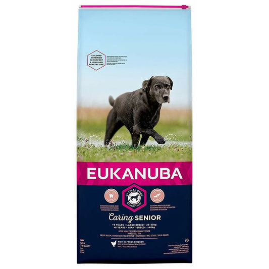 Eukanuba Senior large breed visavertis pašaras senyviems šunims (virš 9 m.) 15kg