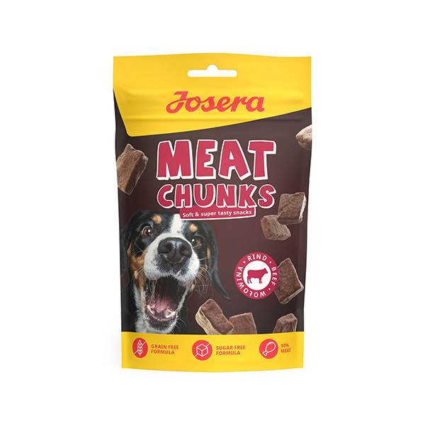 Josera Meat Chunks Beef jautienos skanėstai šunims, 70 g