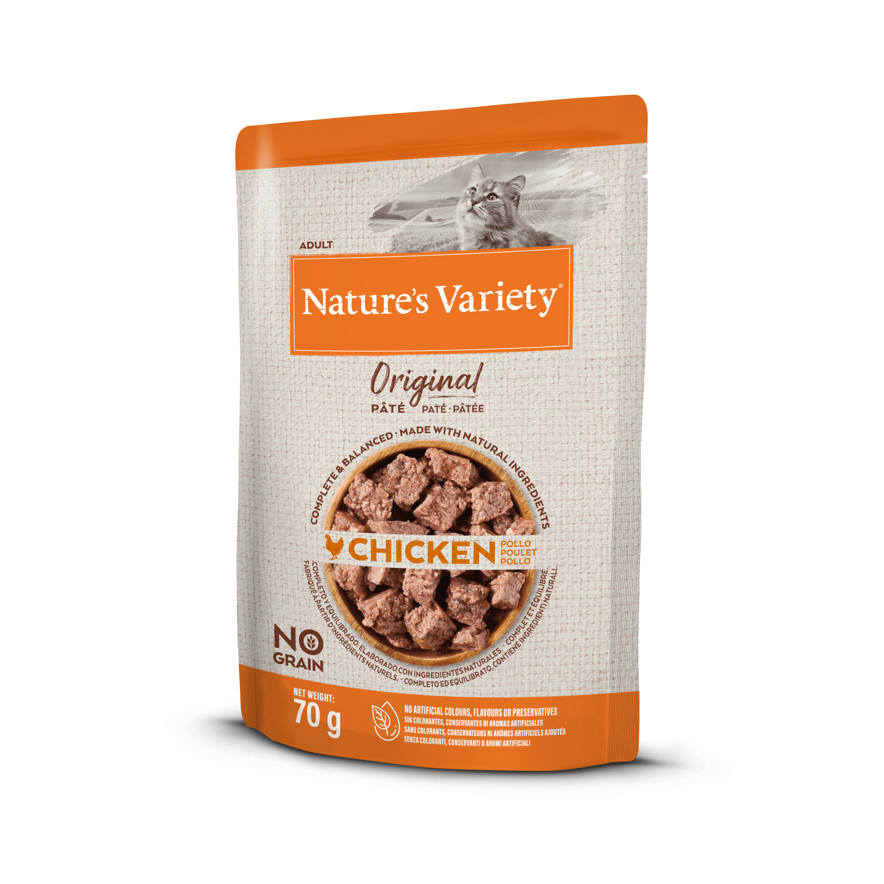 Nature's Variety Wet Original Cat Konservai su vištiena 70 g