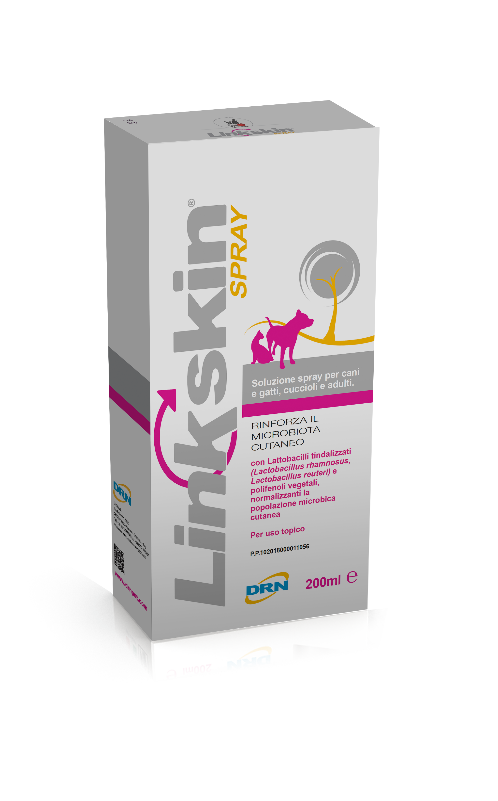 LINKSKIN Soluzione Spray Purškiklis šunims ir katėms odai 200ml