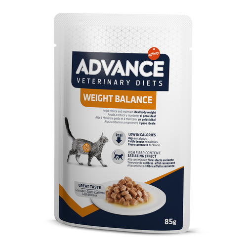 Advance Veterinary Diets WET Weight Balance Cat Šlapias maistas katėms svorio kontroliavimui 85G*12vnt