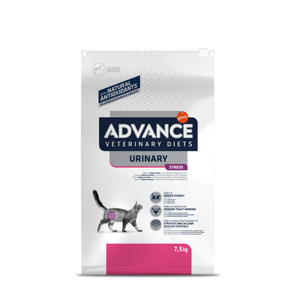 Advance Veterinary Diets Urinary Stress Cat Sausas maistas katėms sergančioms šlapimo takų ligomis 7.5 kg