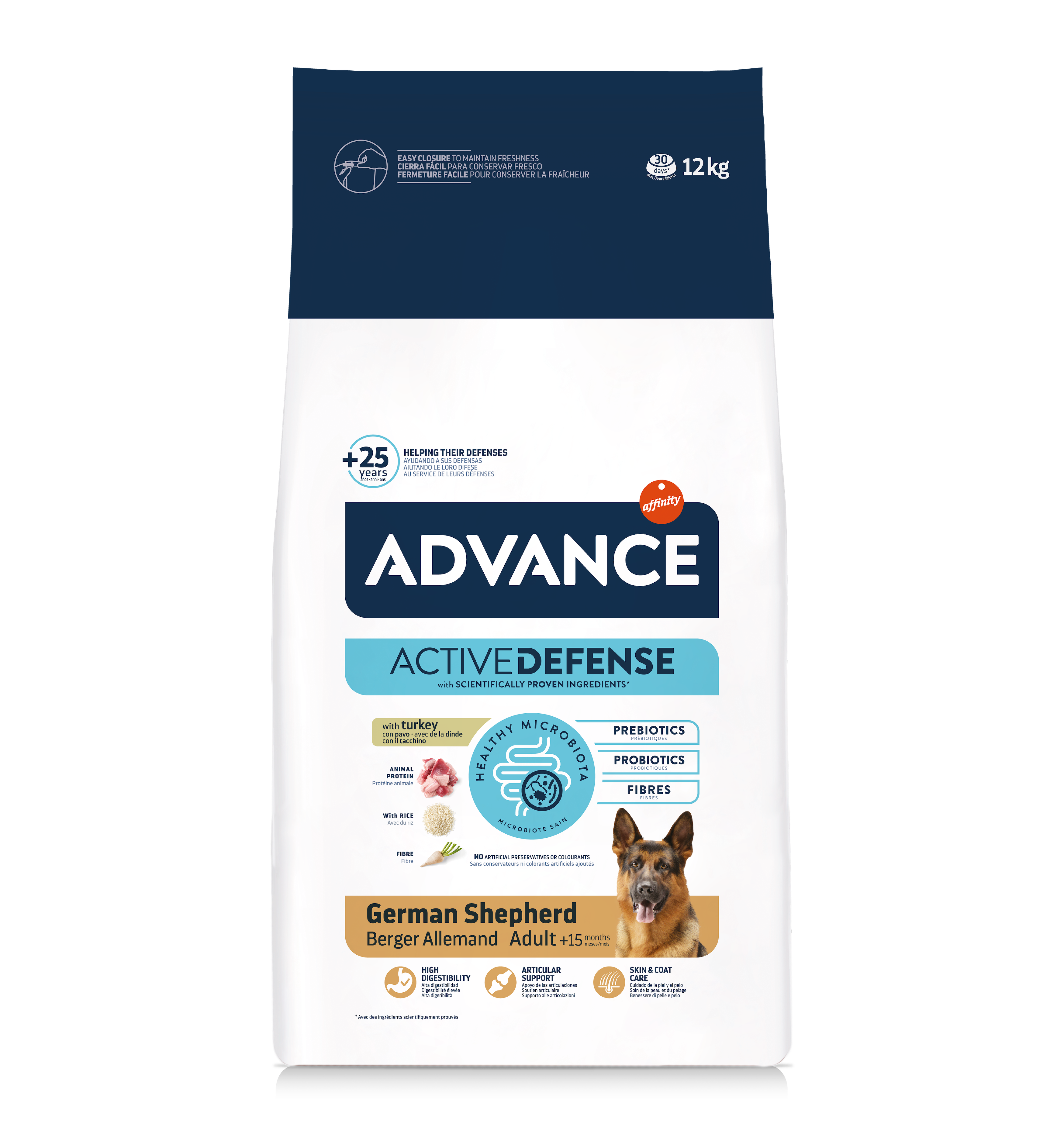 Advance German Shepherd Sausas maistas vokiečių aviganiams 12 kg