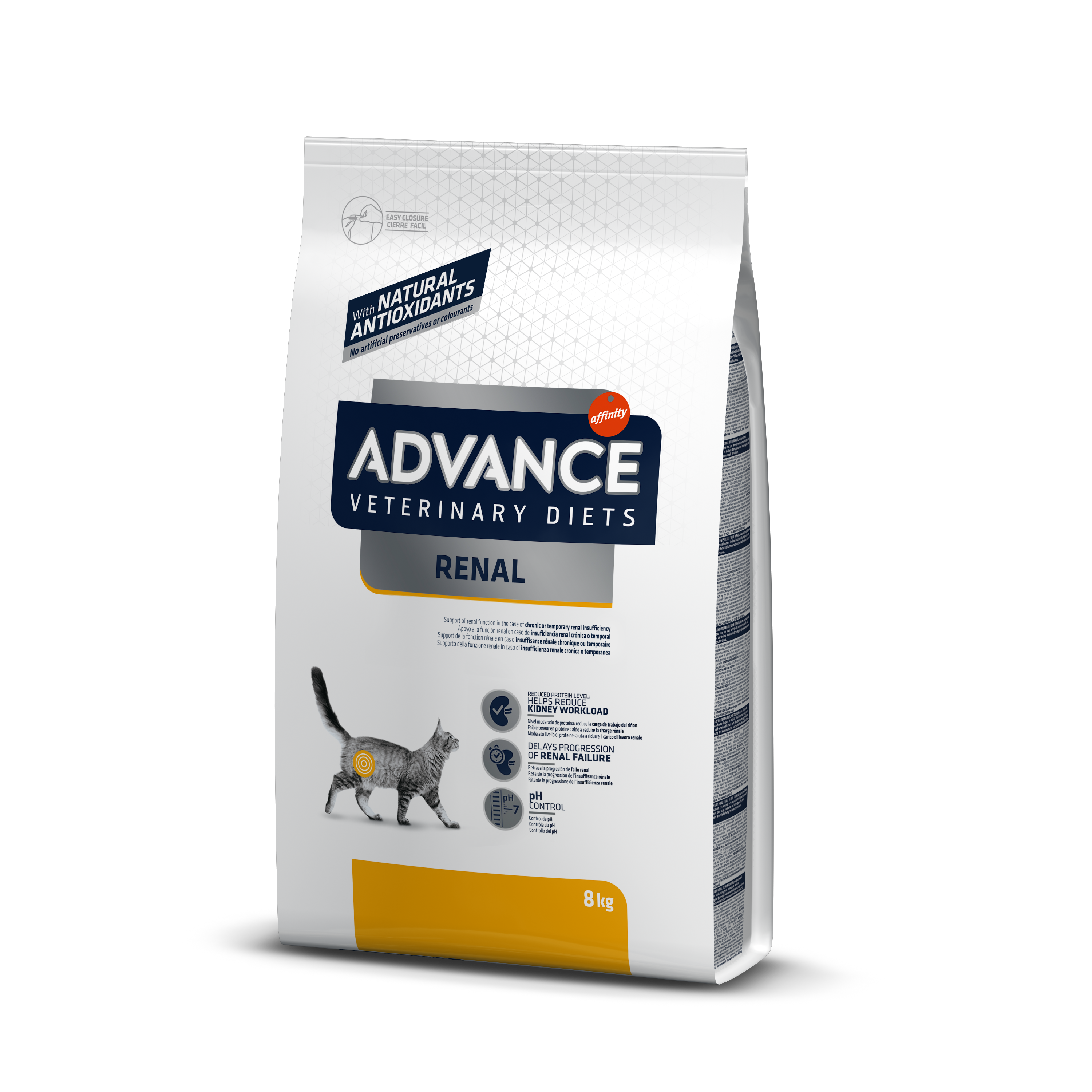 Advance Veterinary Diets Renal Sausas maistas katėms, sergančioms inkstų ligomis 8 kg