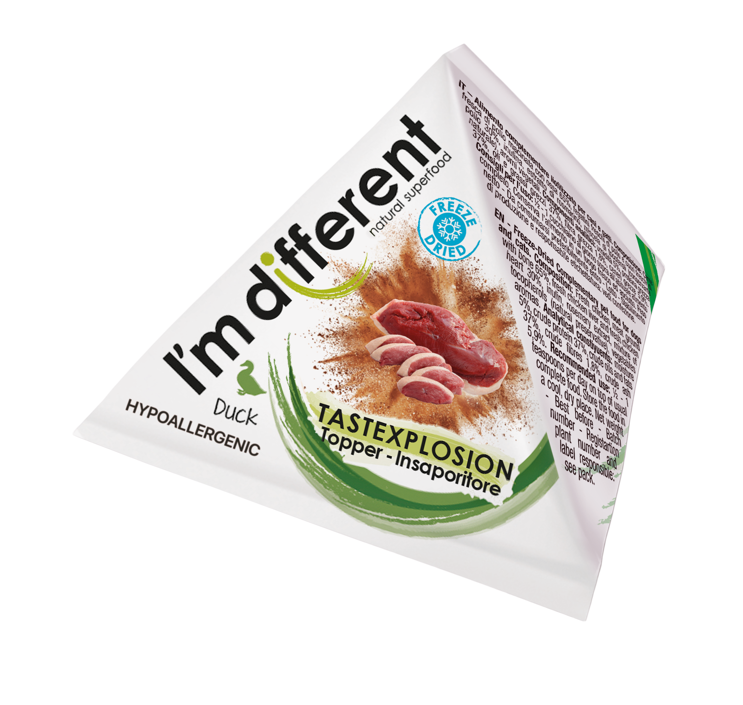 Diff Tastexplosion Raw Ham Vieno baltymo liofilizuoti pašaro pagardukai su antimi 8 g