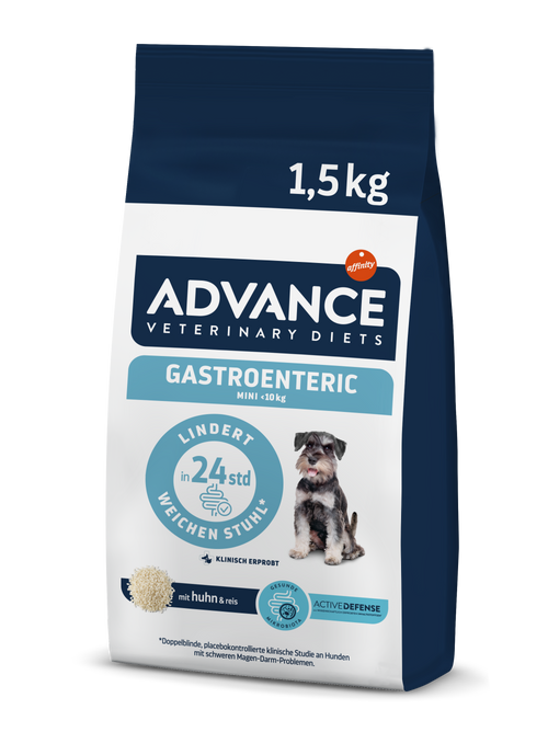 Advance Veterinary Diets Gastroenteric Mini Sausas maistas šunims, turintiems virškinimo trakto problemų 1.5 kg