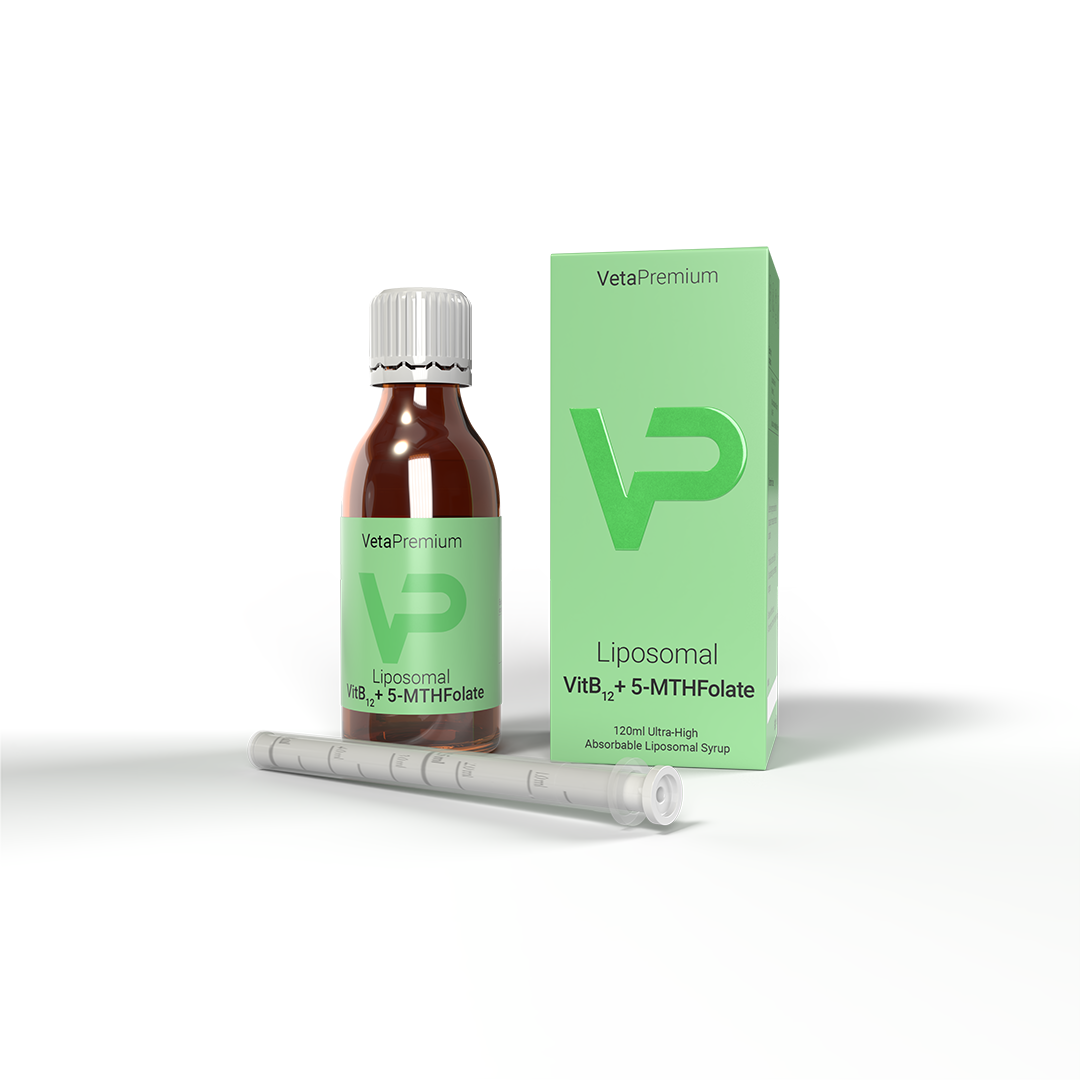 VetaPro Liposomal VitB12 + 5-MTHF, 120 ml