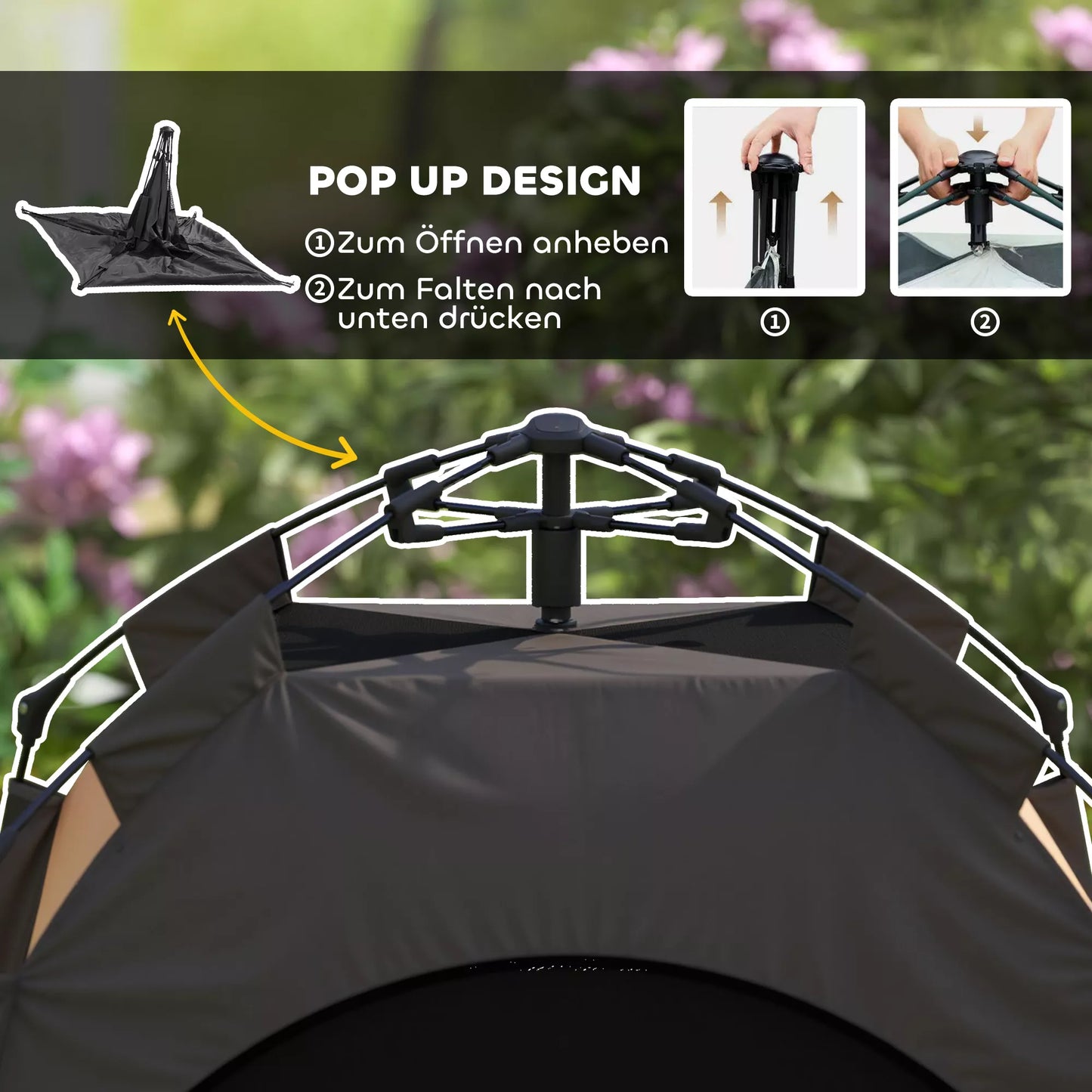 Naminių gyvūnėlių palapinė, šunų palapinė, sulankstoma, atspari oro sąlygoms, šunų būda, dideliems šunims, tamsiai ruda