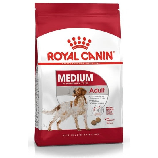 Royal Canin Dog Medium Adult visavertis pašaras  vidutinio dydžio šunims