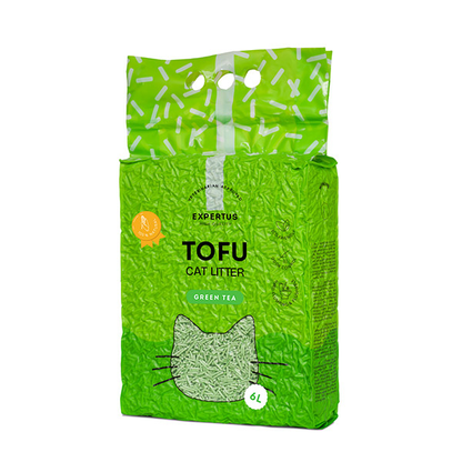 Expertus Tofu kraikas katėms, žaliosios arbatos kvapo, 6 l