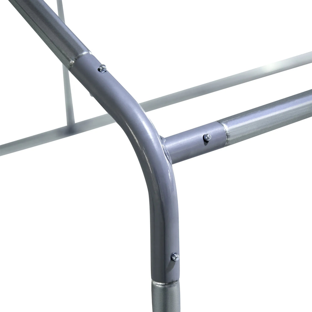 Vištidė Vištidė Vištidė, įeinama, užrakinama durys, 10–12 vištų, 280 cm x 380 cm x 195 cm, pilka