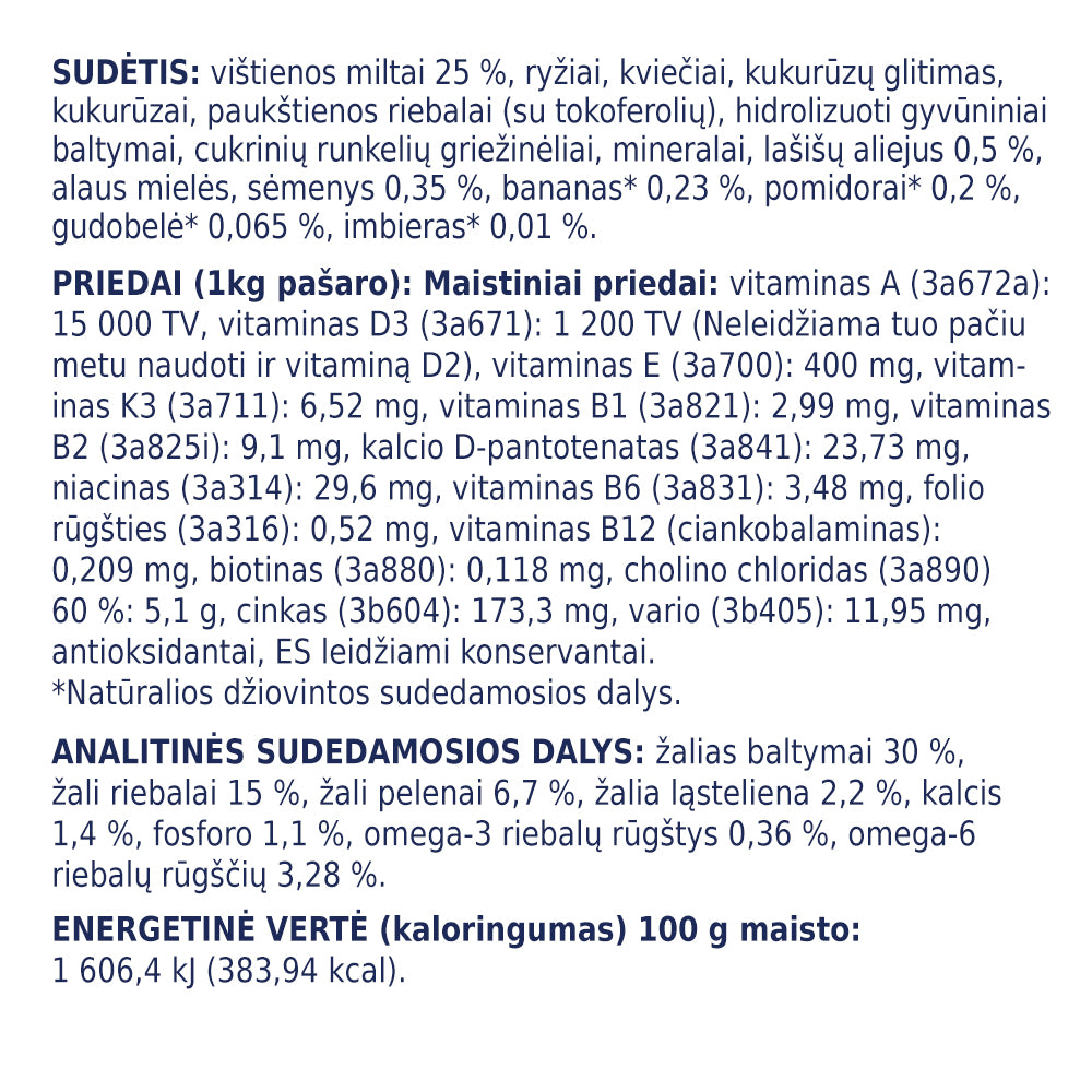 CLUB 4 PAWS PREMIUM "ACTIVE". VISAVERTIS SAUSAS PAŠARAS SUAUGUSIEMS AKTYVIEMS VISŲ VEISLIŲ ŠUNIMS