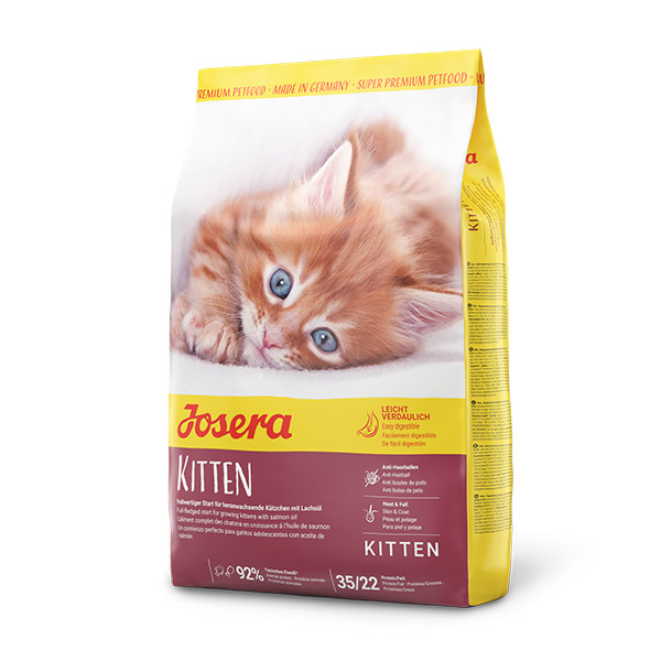 Josera Kitten sausas kačių maistas su lašišų aliejumi, 2 kg