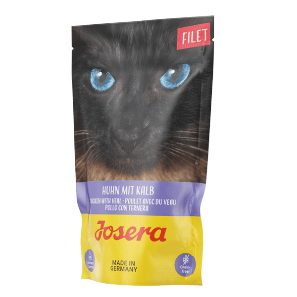 Josera kačių konservai su vištienos filė ir veršiena, 70 g
