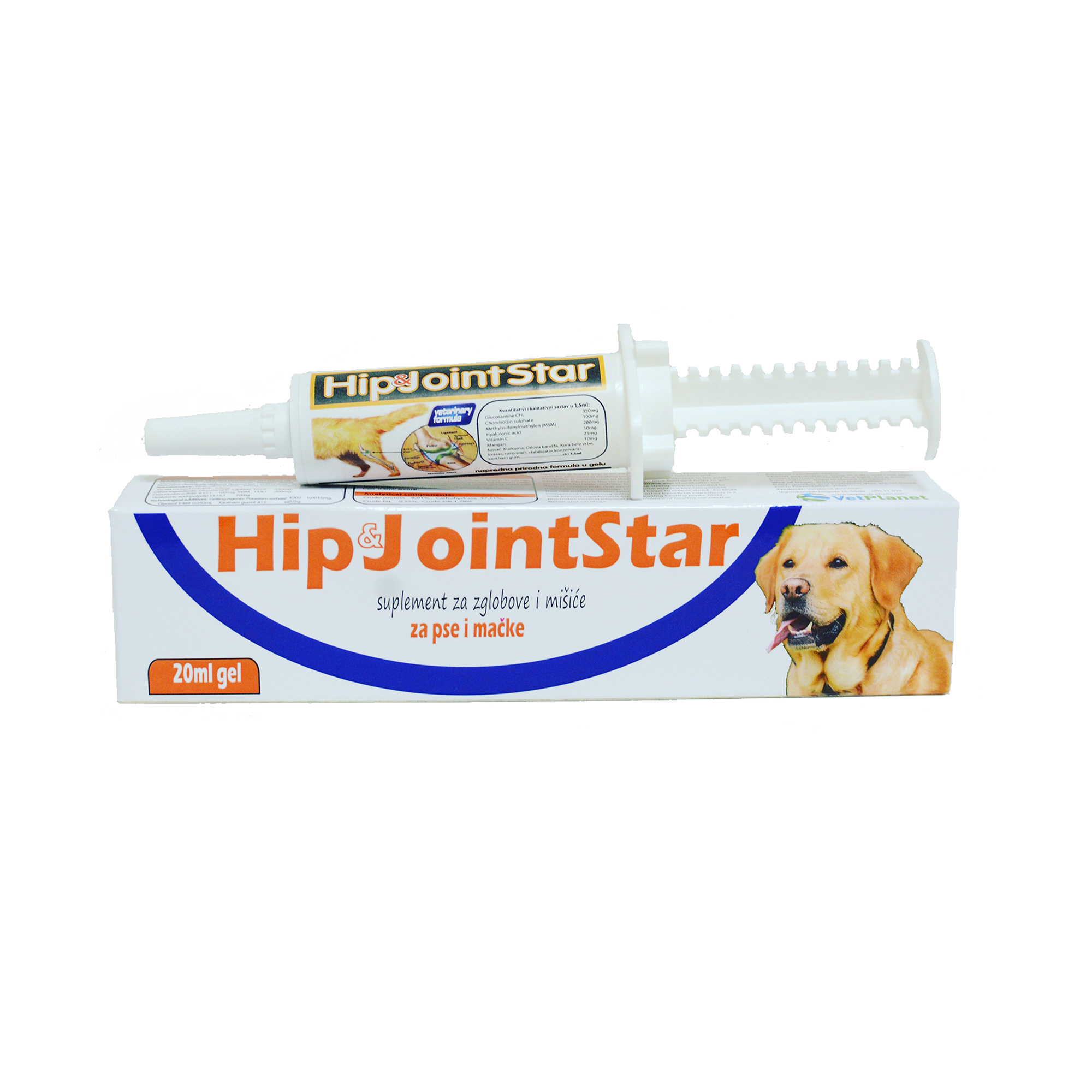 VetPlanet HIP & JOIN STAR GEL pašaro papildas
