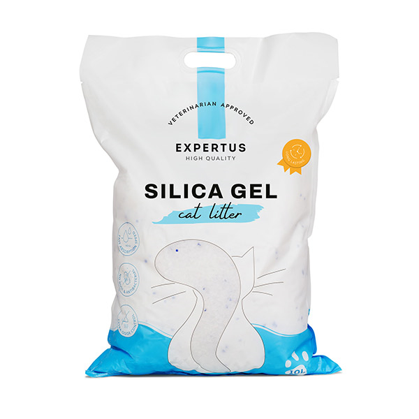 Expertus Silica Gel silikoninis kraikas katėms, 10 l