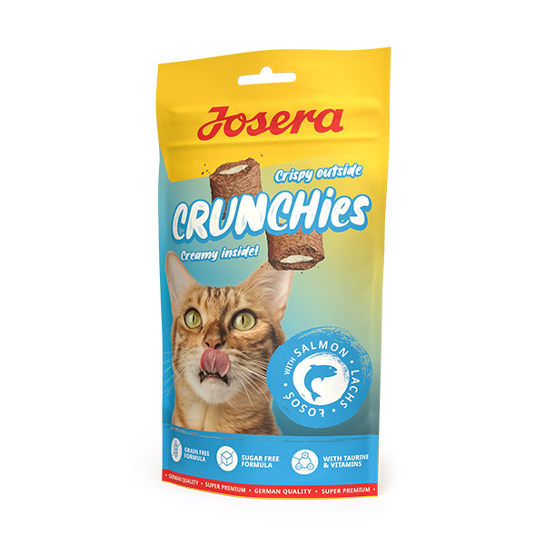 Josera Crunchies Salmon lašišos skanėstai katėms, 60 g