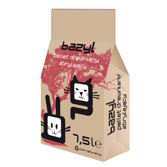 Bazyl Ag+ Wood Pellets granulinis kraikas katėms ir graužikams, 7,5 l