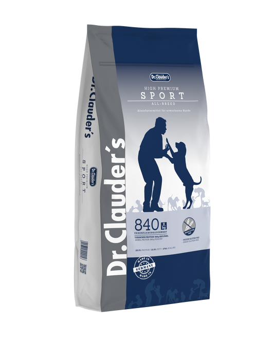 DR. CLAUDER'S SPORT sausas maistas suaugusiems sportuojantiems šunims 15kg