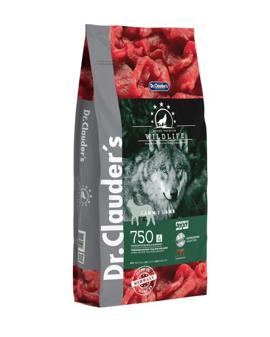 Dr. Clauder‘s Wildlife Lamb, visavertis super premium maistas su ėriena šunims 11.5kg