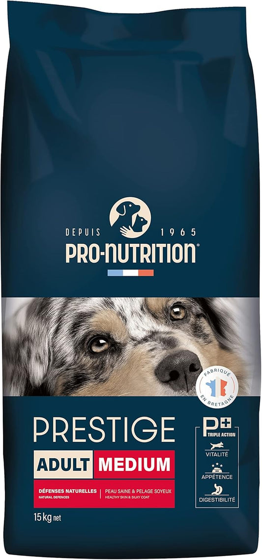 Pro-Nutrition Prestige Adult Medium sausas maistas vidutinių veislių suaugusiems šunims 3-15kg - 3 kg