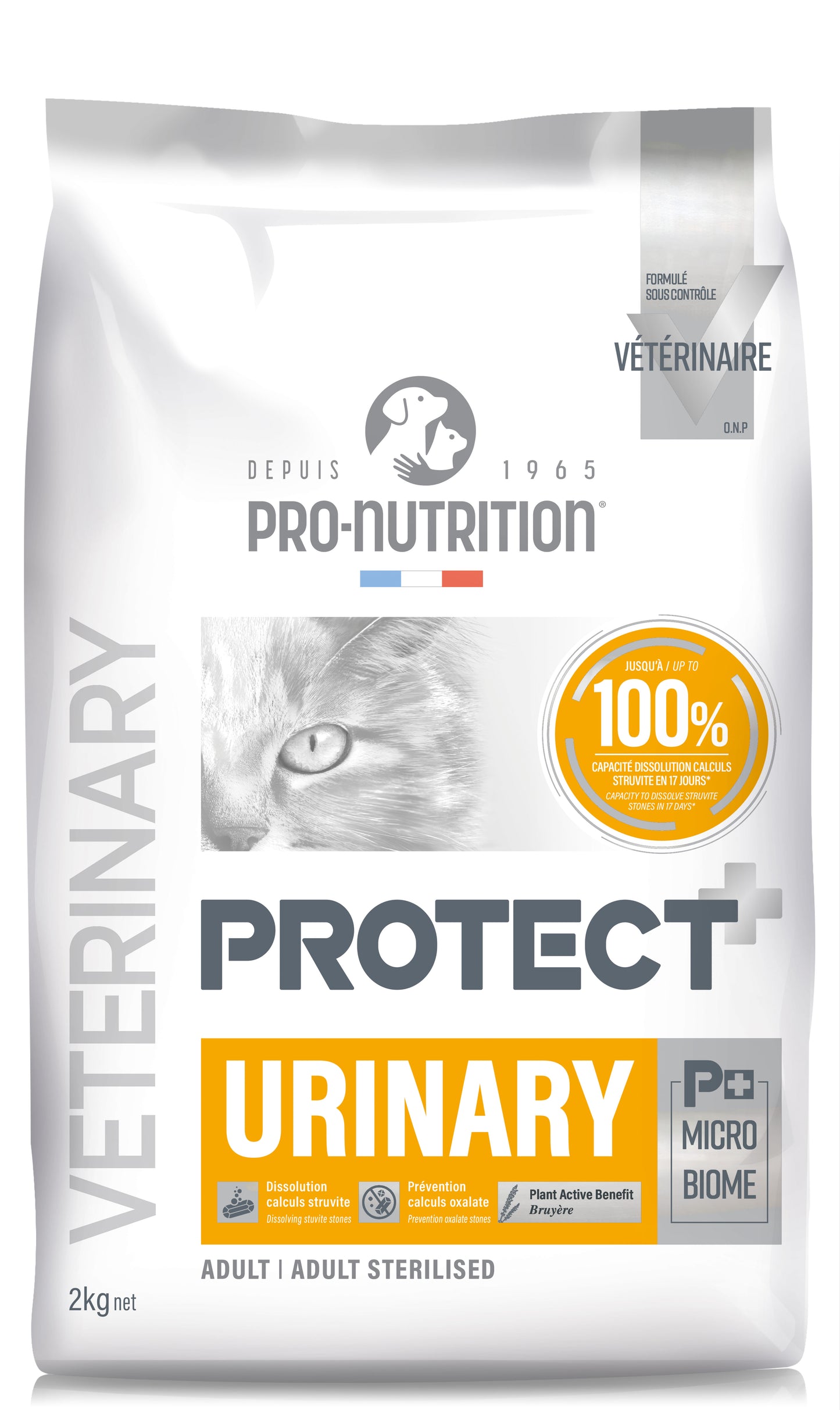 Pro-Nutrition Protect URINARY sausas maistas šlapimo takų ligomis sergančioms katėms 2-8 kg - 8 kg