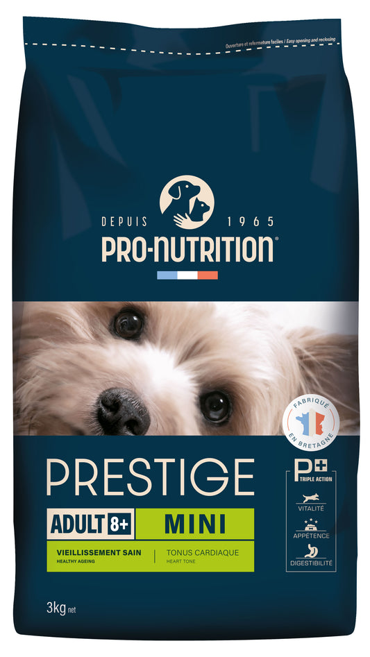 Pro-Nutrition Prestige Adult 8+ Mini sausas maistas nuo 8 metų mažų veislių šunims 3 kg