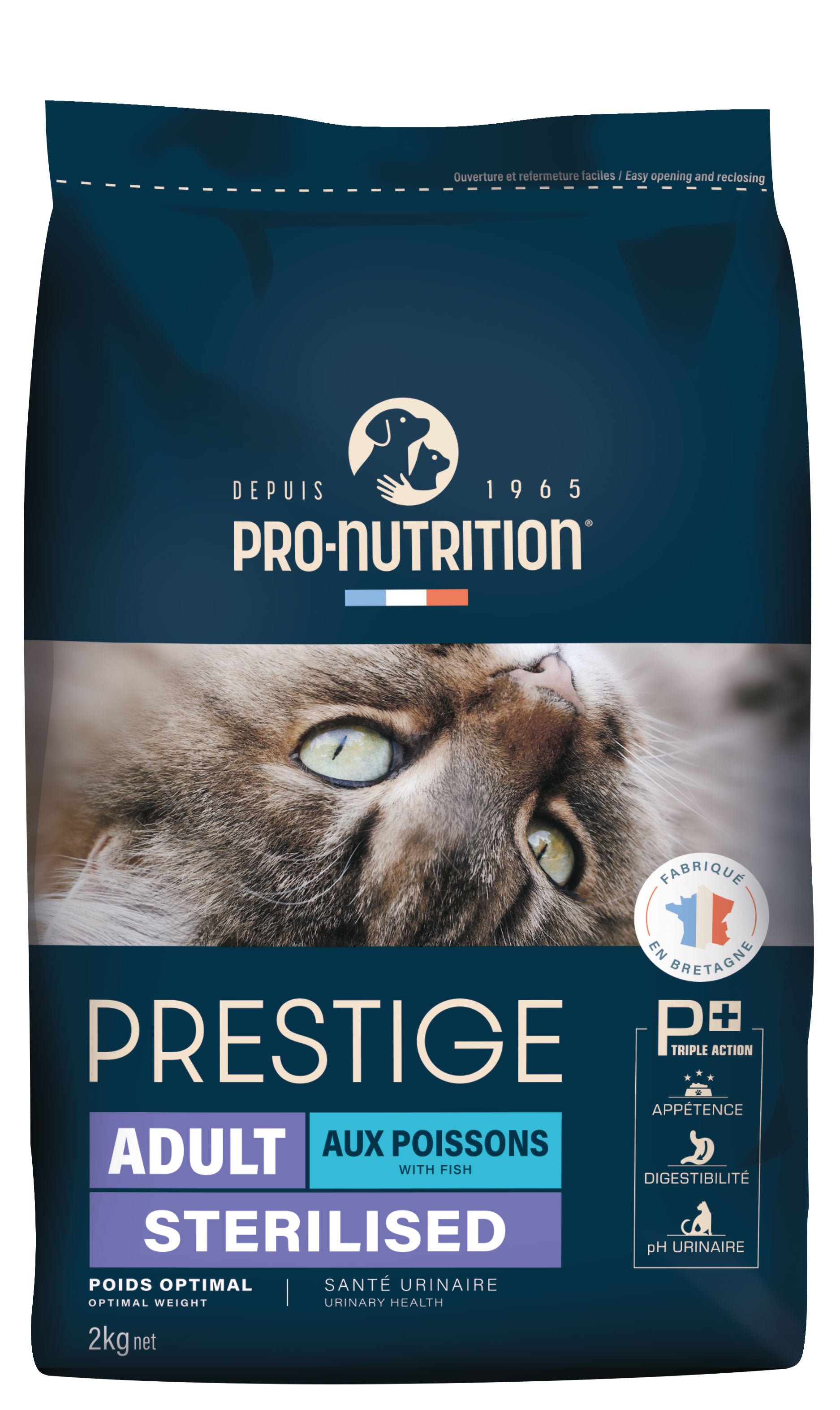 Pro-Nutrition Prestige Sterilised adult fish sausas maistas steilizuotoms katėms su žuvimi  10 kg
