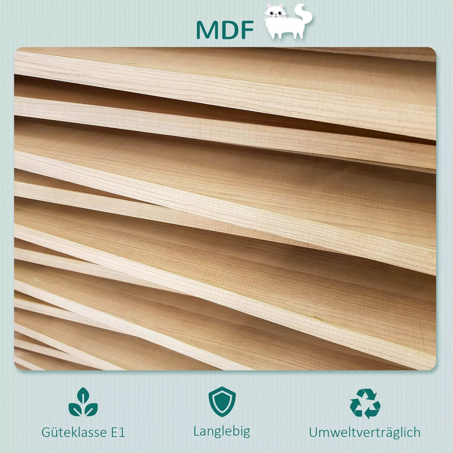 Kaķu gulta/gulta pie sienas, kaķu plaukts, ar mīkstu polsterējumu, brūna, 41 x 28 x 21 cm