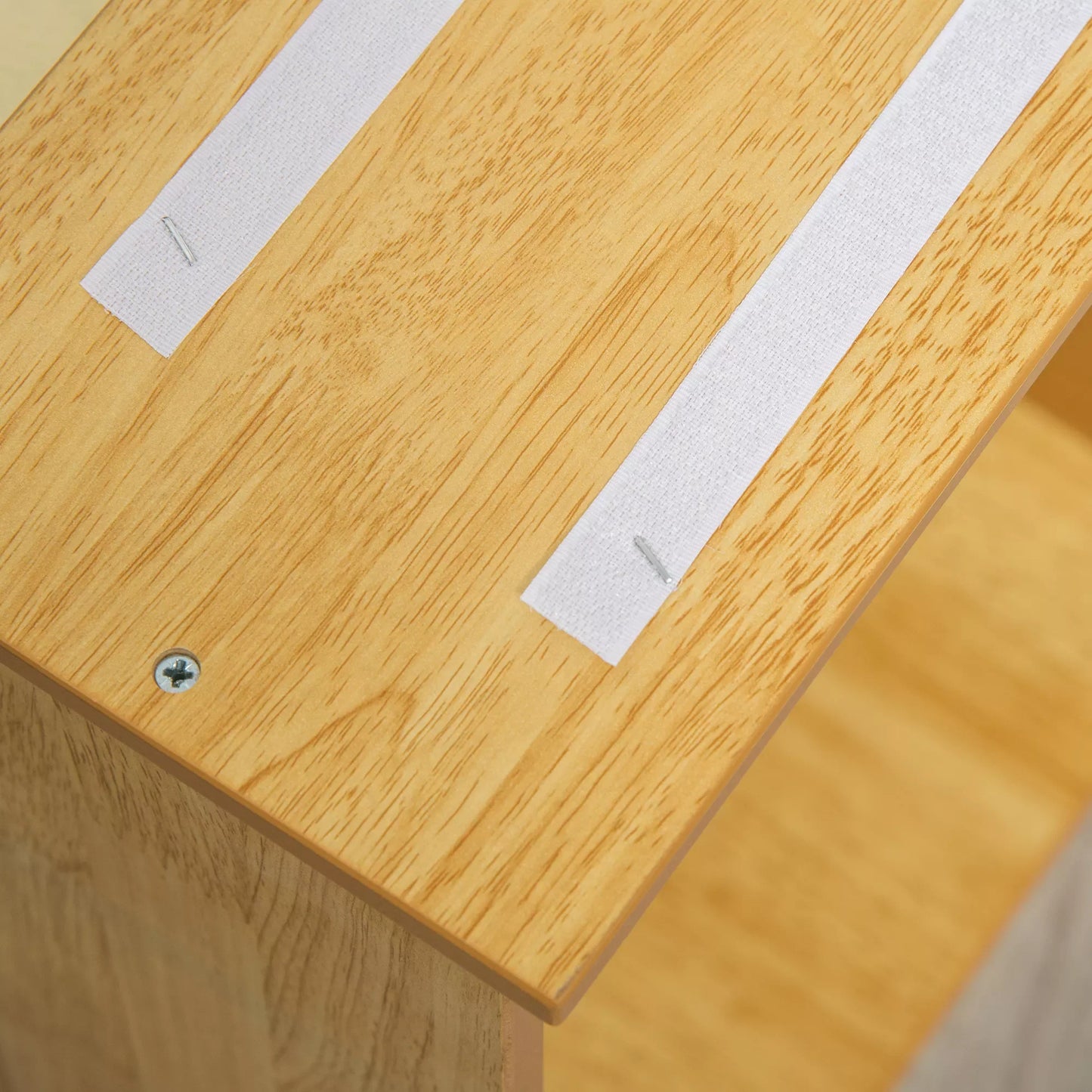 Laipteliai augintiniams, šunims ir katėms, 4 pakopų, trumpo pliušo, iki 30 kg, 40 x 59 x 54,2 cm, natūralios spalvos.