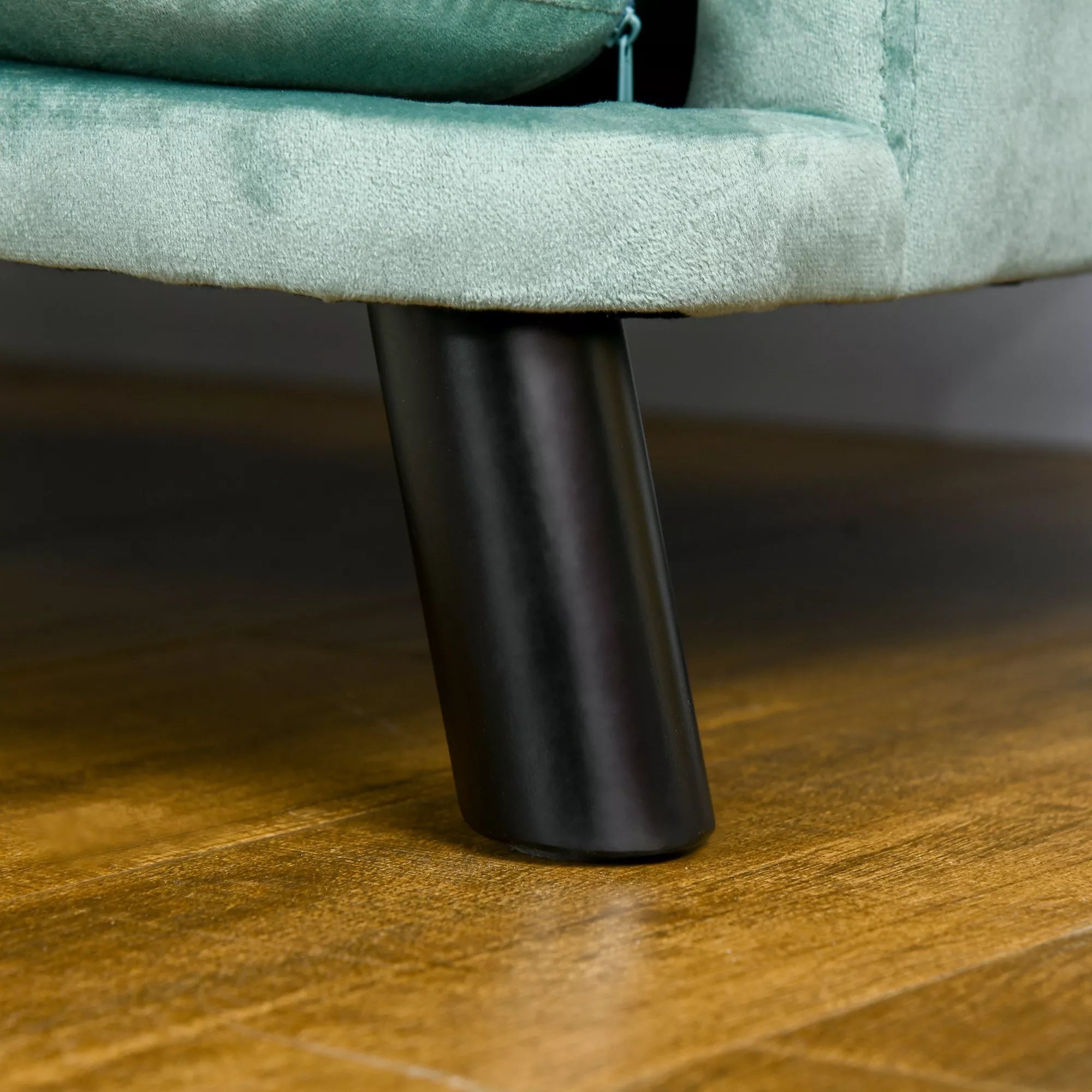 Gyvūnėlio sofa vidutinio dydžio ir dideliems šunims iki 25 kg, tvirta mediena, paminkštinta, žalia
